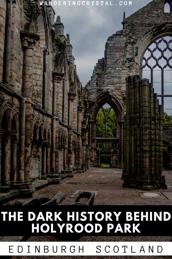 Dark History at Holyrood Park in Edinburgh Scotland Pin