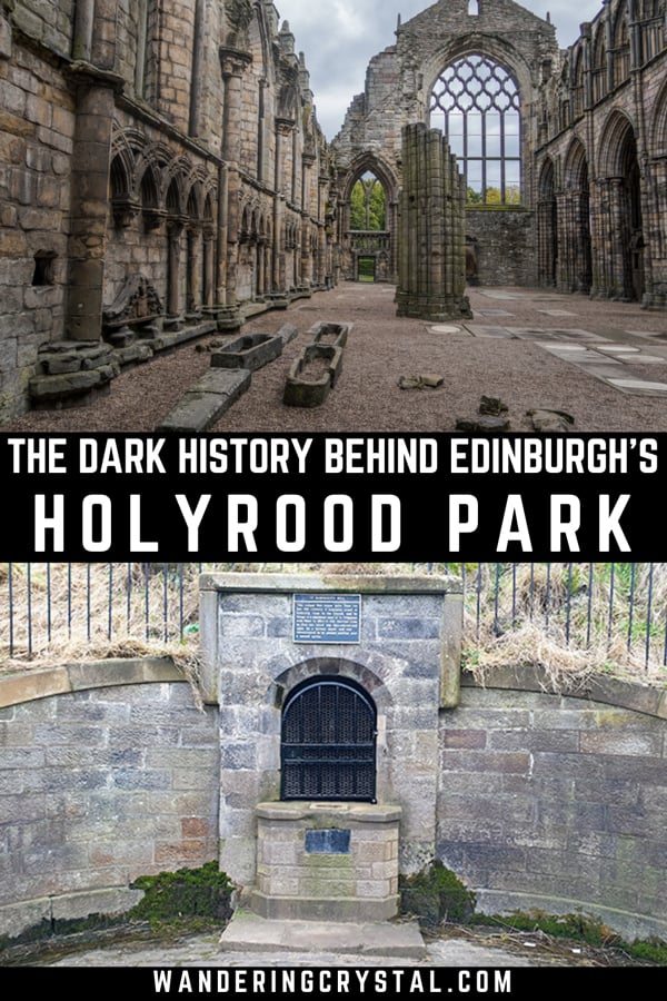 Dark History at Holyrood Park in Edinburgh Scotland Pin
